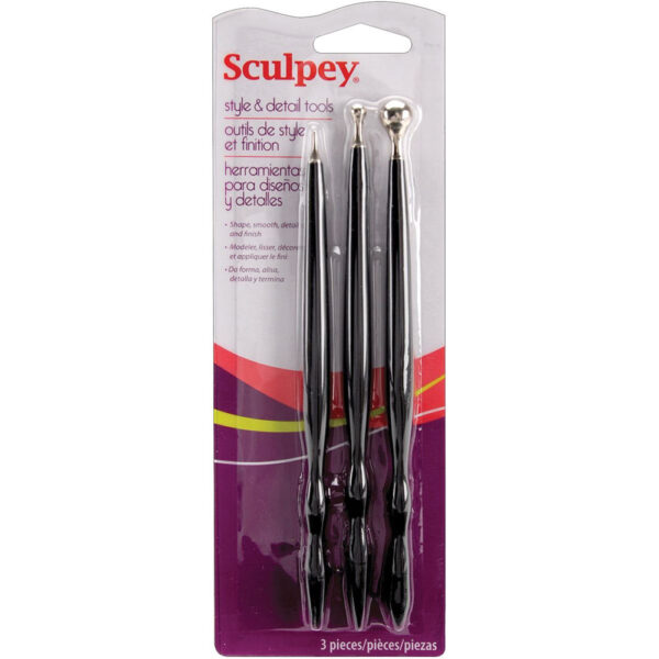 Polyform Sculpey Style&Detail Tools 3Pcs