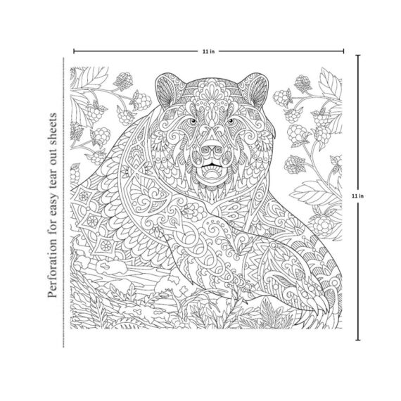 Animal Colouring Book for Adult