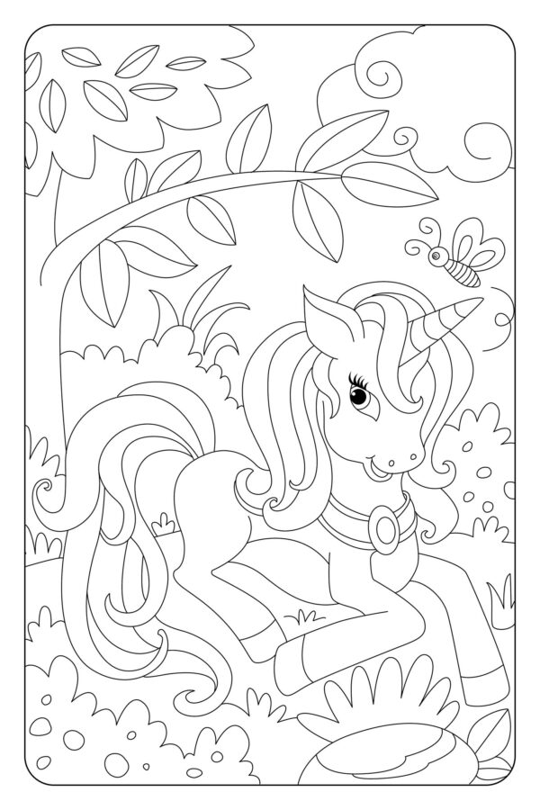 Giant Book Series Unicorn Colouring Book