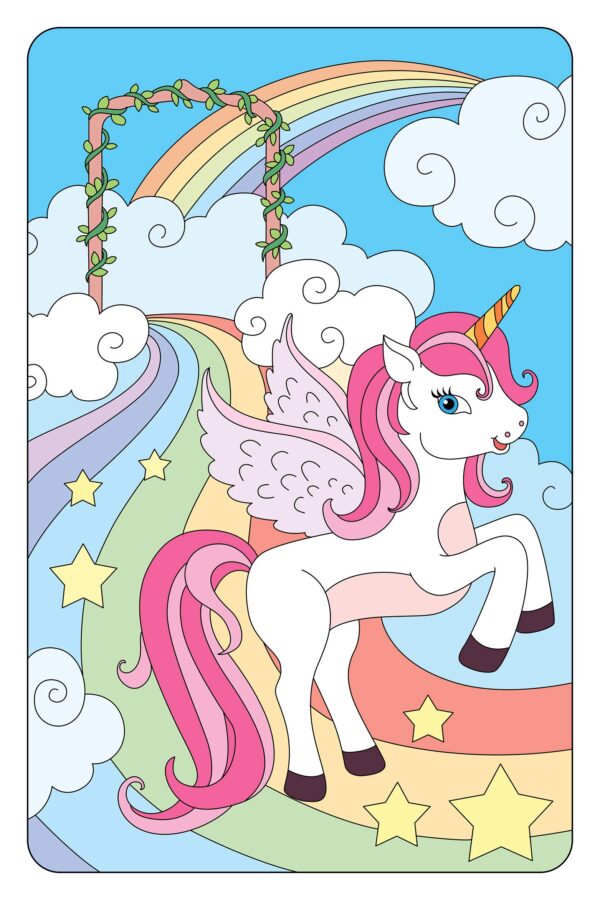 Giant Book Series Unicorn Colouring Book