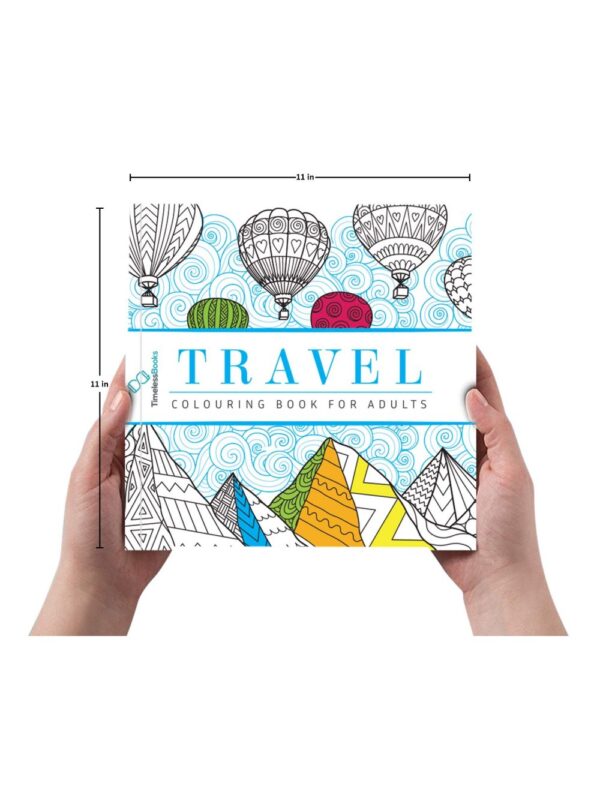 Travel Colouring Book for Adult