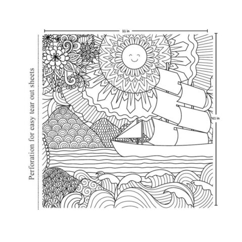 Travel Colouring Book for Adult