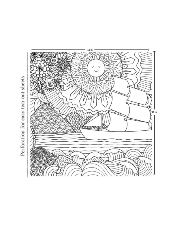 Travel Colouring Book for Adult