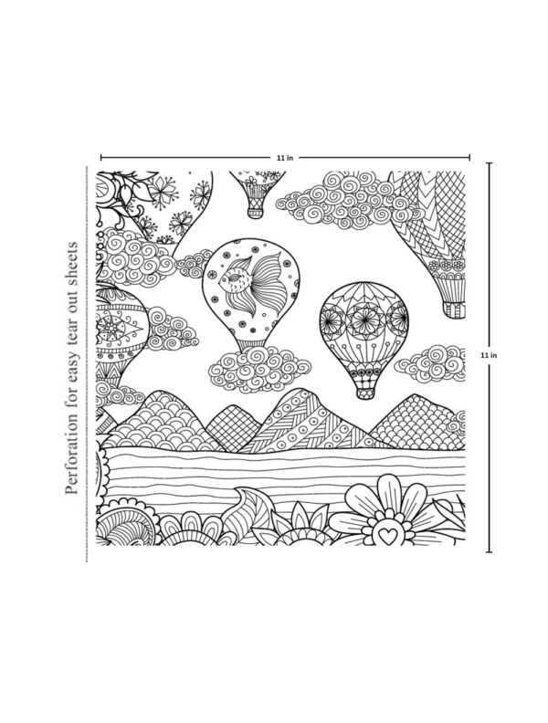 Travel Colouring Book for Adult