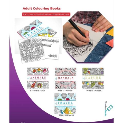 Travel Colouring Book for Adult