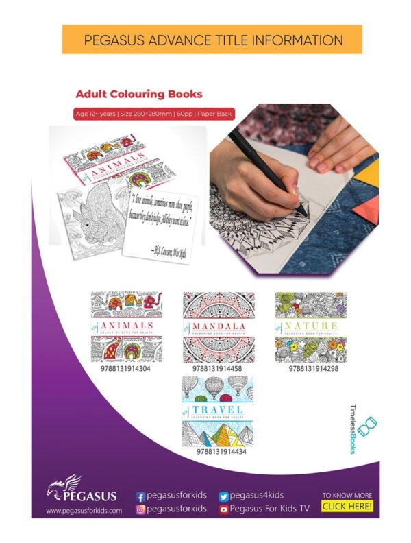 Animal Colouring Book for Adult