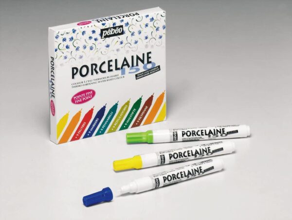 Porcelaine 150 Box 9 Markers Assorted 1.2Mm