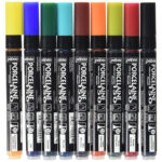 Porcelaine 150 Box 9 Markers Assorted 1.2Mm