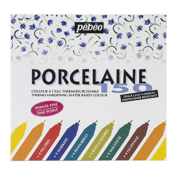 Set Porcelaine 150 3As Fine 0.7Mm Tip Mark Primary