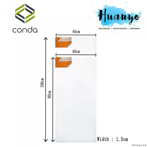 Conda Stretched Canvas 40x80cm