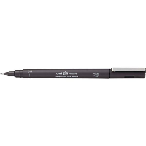 Uni pin fine line drawing pen Dark Grey 05