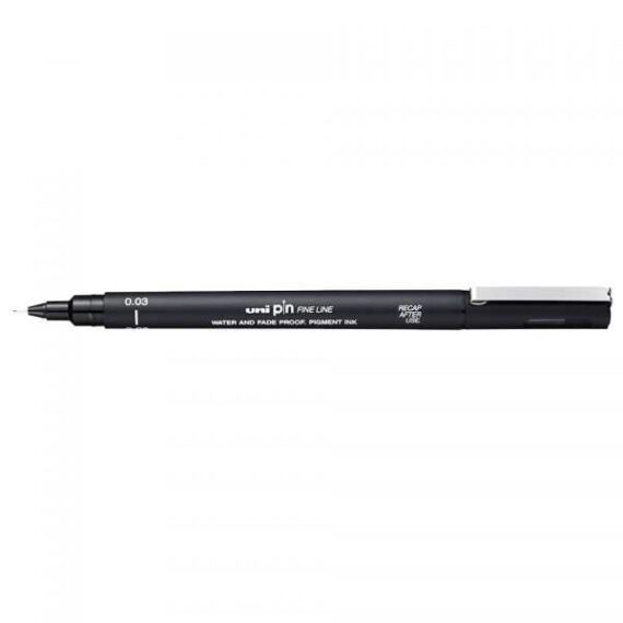 Uni pin fine line drawing pen black 003