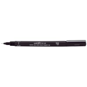 Uni pin fine line drawing pen black 08