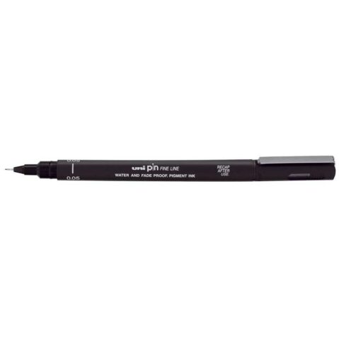 Uni pin fine line drawing pen black 08