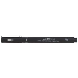 Uni pin fine line drawing pen black 01