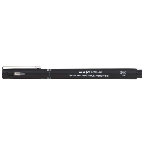 Uni pin fine line drawing pen black 01