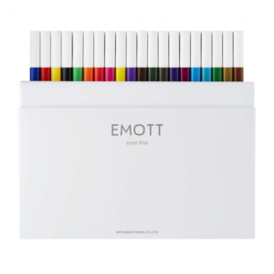 Uni Emot Color Felt Tip Pen 40 color set PEM-SY 40C