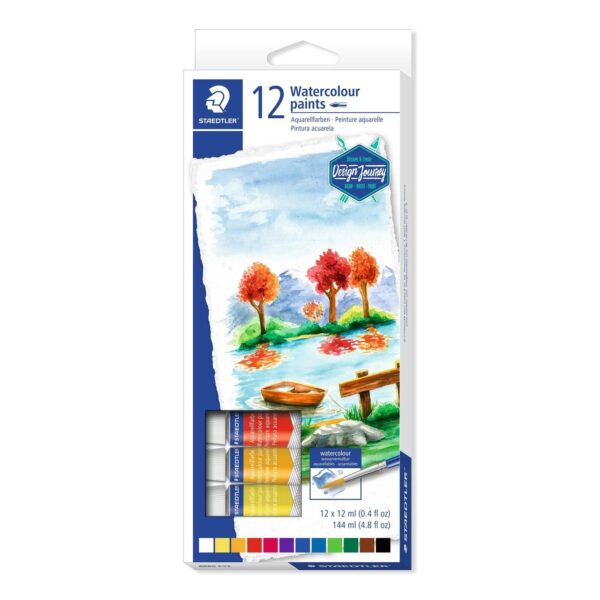 Staedtler Watercolour Paint Tubes 12 Colors