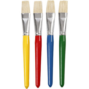 Kids Paint Brushes, W: 20 mm, , 4pcs