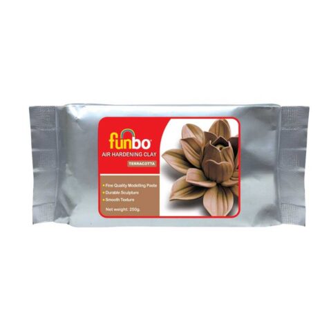 Funbo Air Hardening Clay 250g Terra Cotta - Art Central
