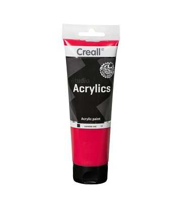 Acrylic Studio tube 250ml Carmine Red