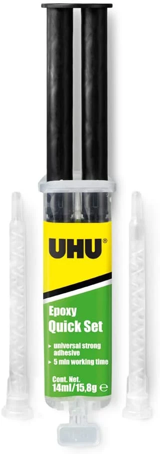 UHU Epoxy Quick Set Double Syringe 15.8g