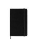 Ruled Notebook Hard cover BLACK A6