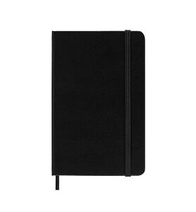 Ruled Notebook Hard cover BLACK A6