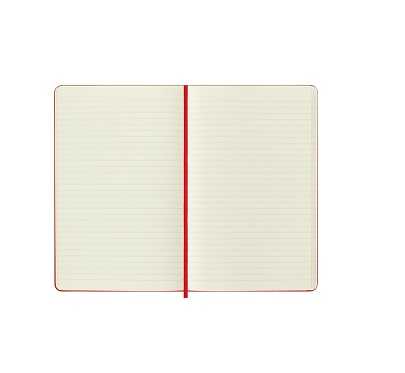 Ruled Notebook Hard cover RED A5