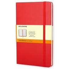 Ruled Notebook Hard cover RED A5