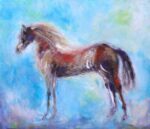 Abstract Horse by Talal Al Mukhalalati