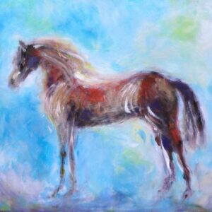 Abstract Horse by Talal Al Mukhalalati