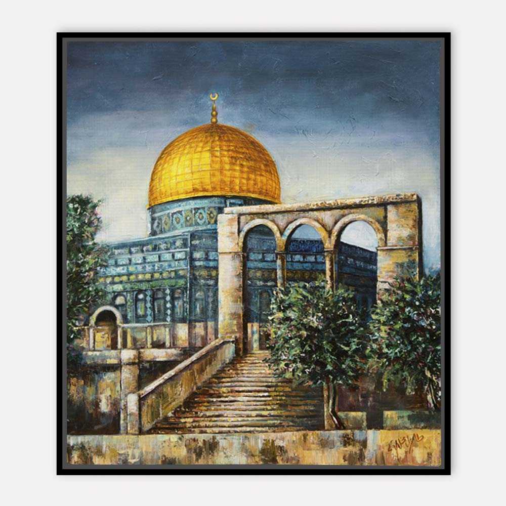 Al Aqsa Mosque Painting Canvas - Art Central