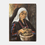 Realism Palestine Lady Canvas