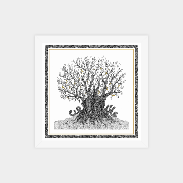 Doodle Olive Tree