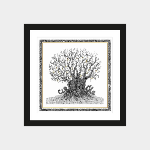 Doodle Olive Tree