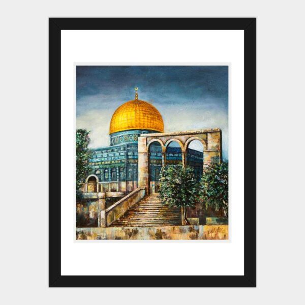 Al Aqsa Mosque Painting Framed