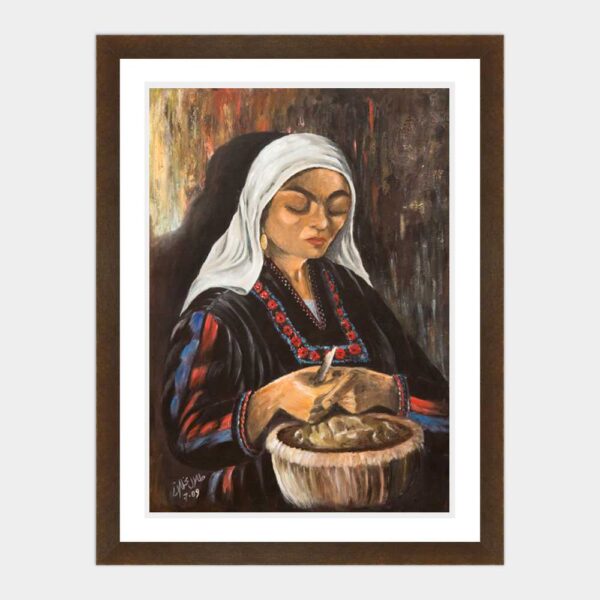 Realism Palestine Lady Framed