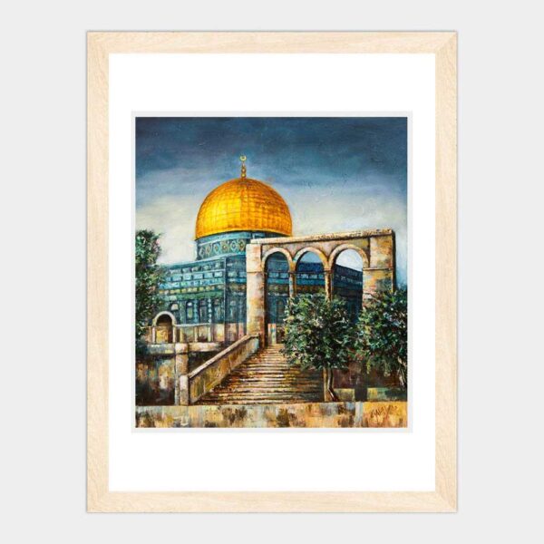 Al Aqsa Mosque Painting Framed