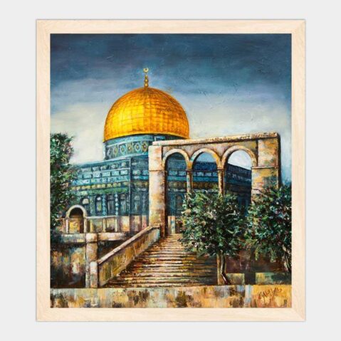 Al Aqsa Mosque Painting Framed