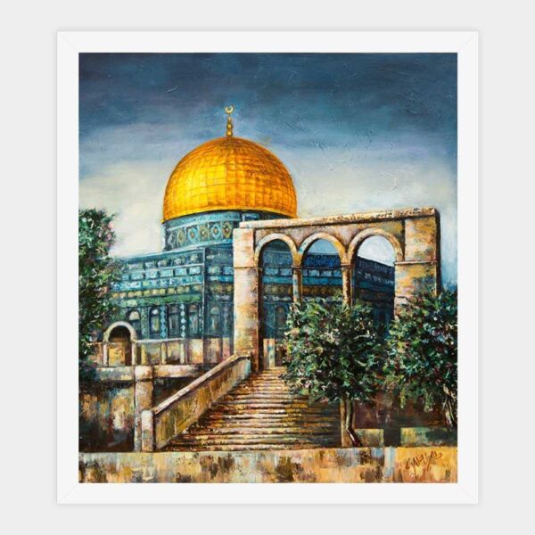 Al Aqsa Mosque Painting Framed