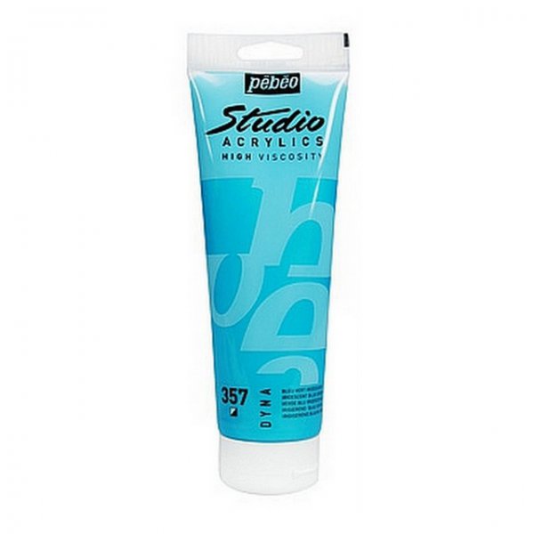 Studio Acrylics Fine Acrylic 100 Ml Iridescent Blue Green
