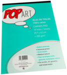Pop Art Cotton Canvas Pad A3