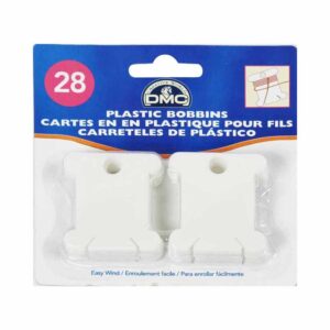 DMC Plastic Bobbins 28pcs pack