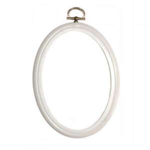 DMC White Flexi Embroidery Hoop (12.5 cm.)