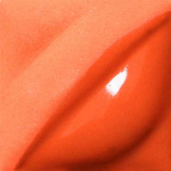 Amaco Velvet Underglaze V-389 2 Oz Flame Orange