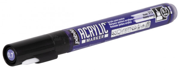 Acrylic Marker Extra Fine 0,7 Mm Tip Violet