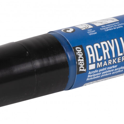 Acrylic Marker 3To1 5-15 Mm Tip Cyan