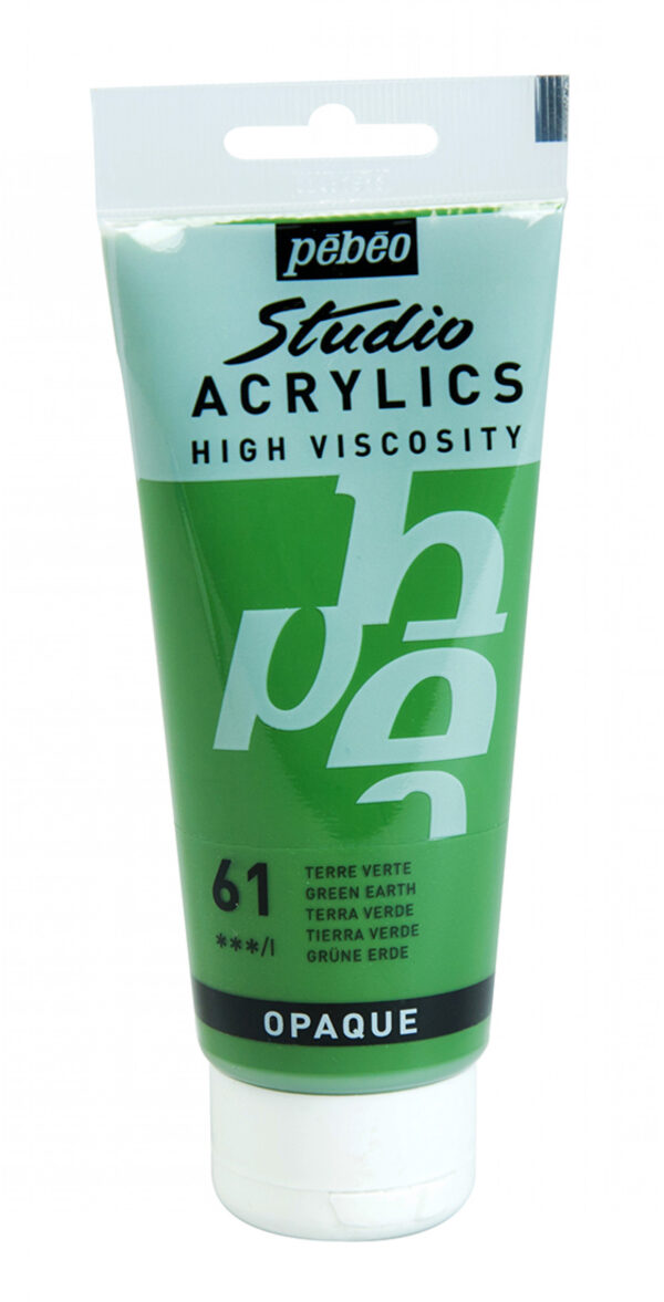 Studio Acrylics Fine Acrylic 100 Ml Green Earth