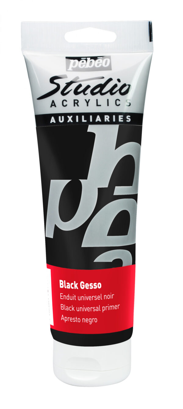Studio Acrylics 250 Ml Black Gesso